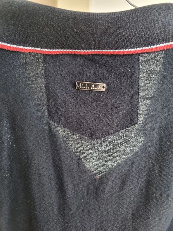 Polo bleue IZAC Black Sport coupe chic/sport Homme Taille XXL - photo numéro 5