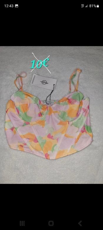 Bustier neuf taille S 
