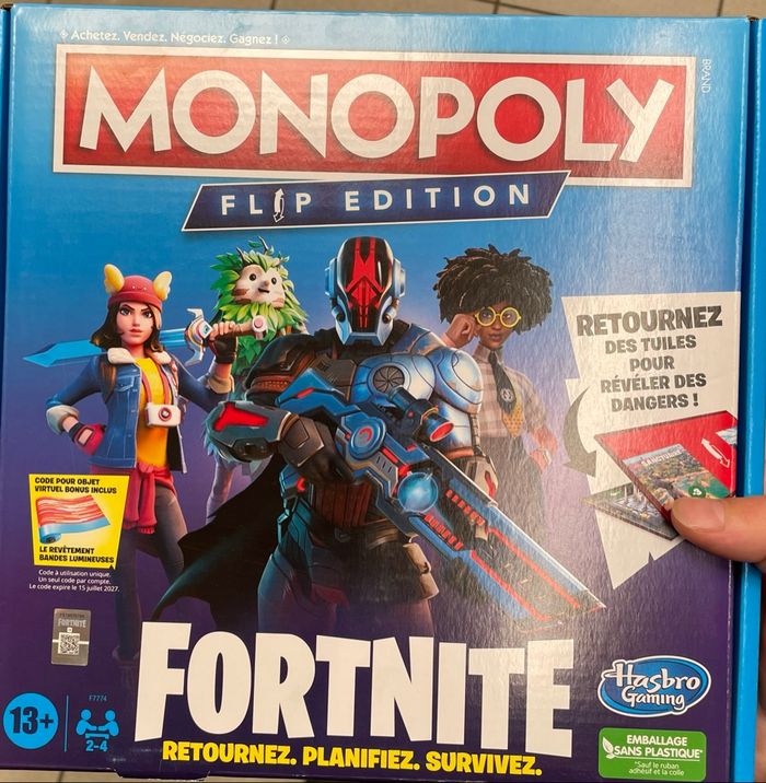 Monopoly fornite sous blister