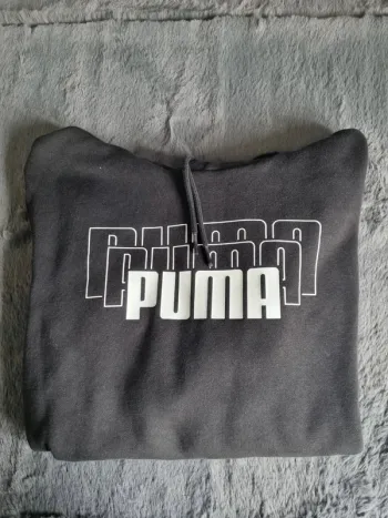 Pull capuche Puma noir, S Hommes