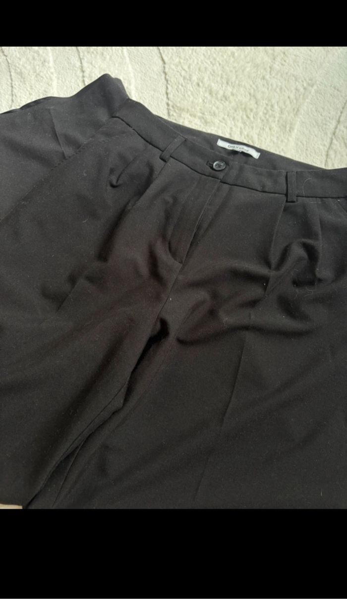 pantalon tailleur noir