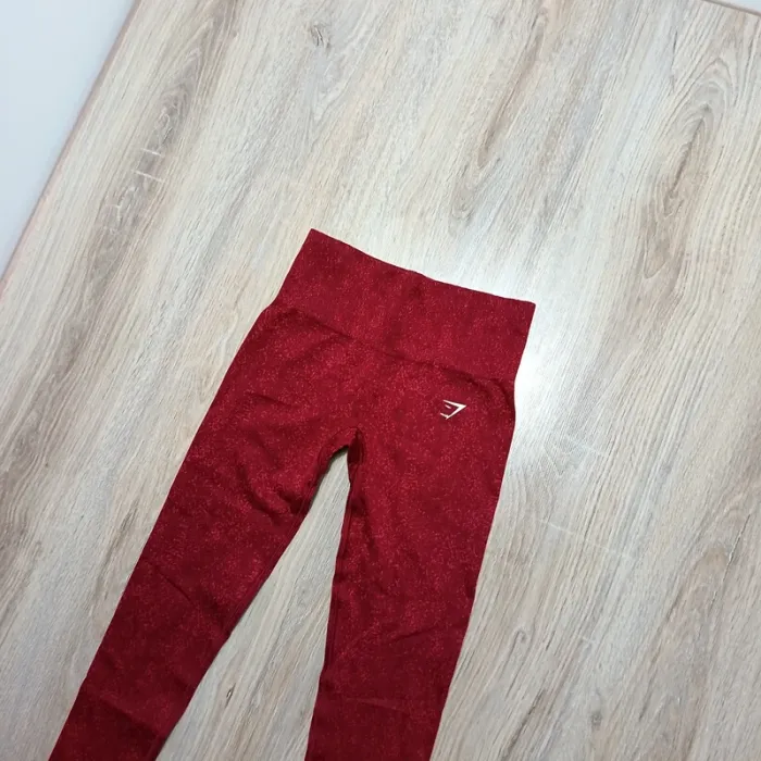 Legging gymshark femme Xs rouge - photo numéro 2