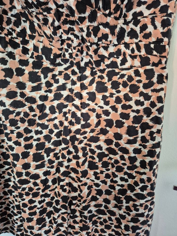 Magnifique robe dos nu taille 38 fermeture sur côte 100% coton - photo numéro 4