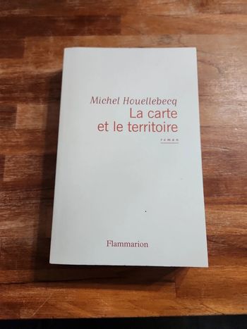Livre : La carte et le territoire