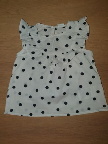 T-shirt fille 6-9 mois