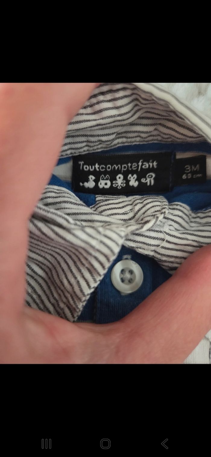 Tee-shirt ML 3 mois - photo numéro 2