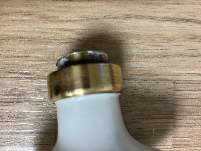 Ancienne poignée de porte en céramique blanche - photo numéro 9