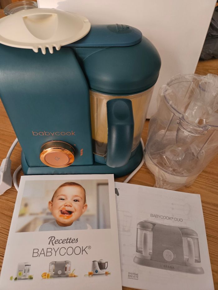 Babycook solo pin vert(vert rose gold)