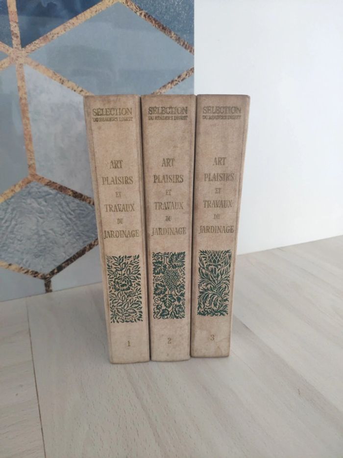 Lot 3 tomes art plaisirs et travaux du jardinage 1967