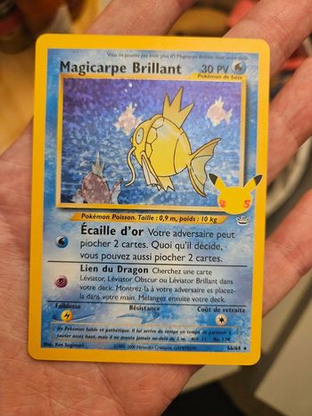 Magicarpe brillant 66/64 Celébration Pokemon