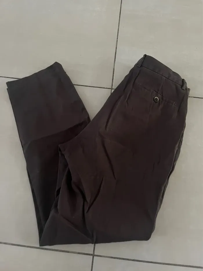Pantalon marron Balmain taille 46
