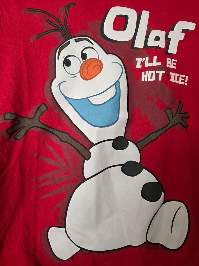 TEE-SHIRT DISNEY OLAF  TAILLE 6ANS - photo numéro 2