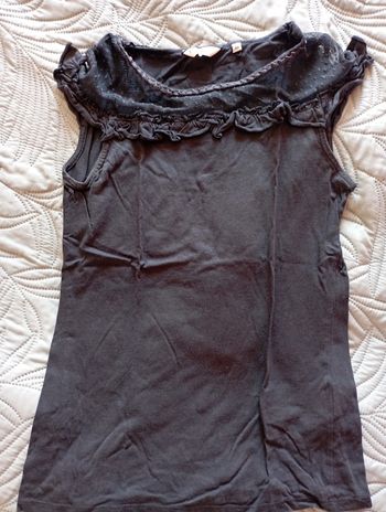 T-shirt manches courtes dentelle Naf Naf 34