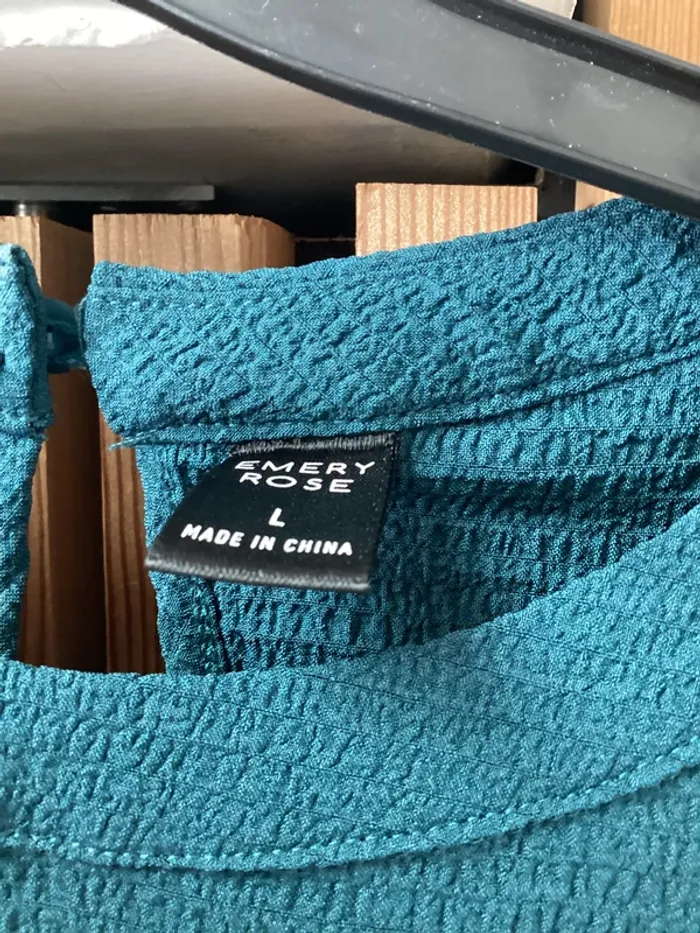 Robe bleu pétrole SHEIN - Taille L - Très bon état - photo numéro 2