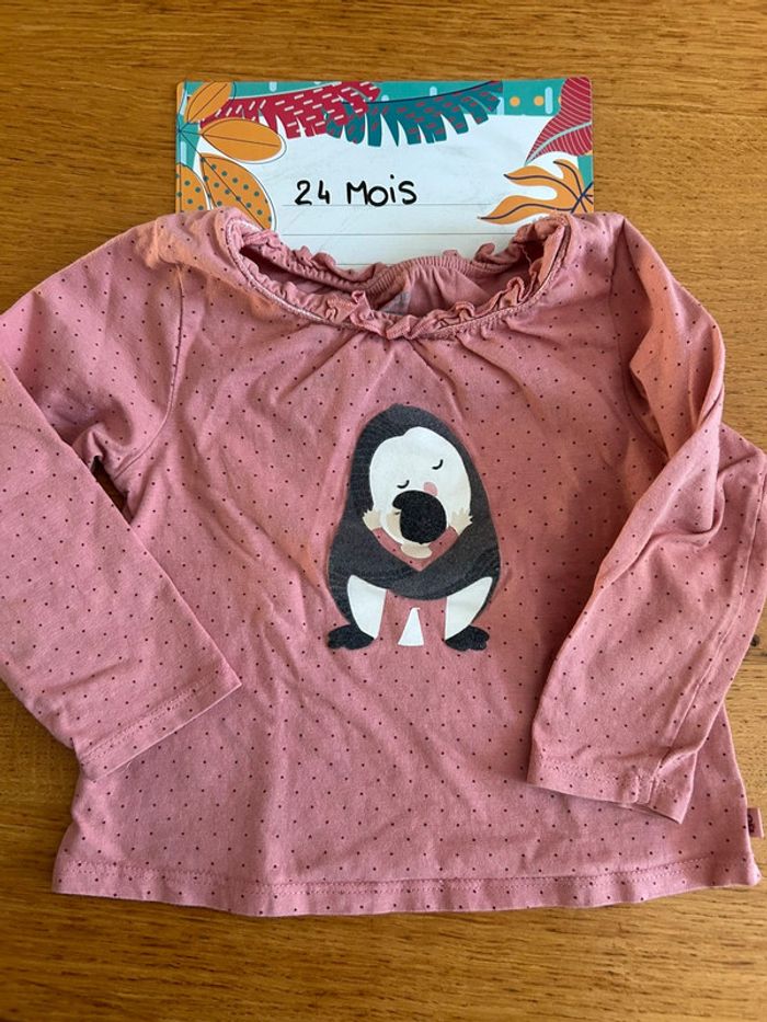 Lot de tee-shirts ML fille - 17 pièces - 24 mois - photo numéro 13