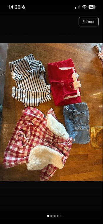 Lot vêtements bébé fille 6 mois
