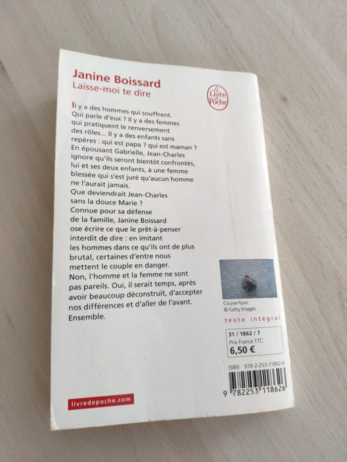 Livre Janine Boissard Laisse moi te dire - photo numéro 5