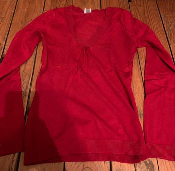 Pull rouge femme T38