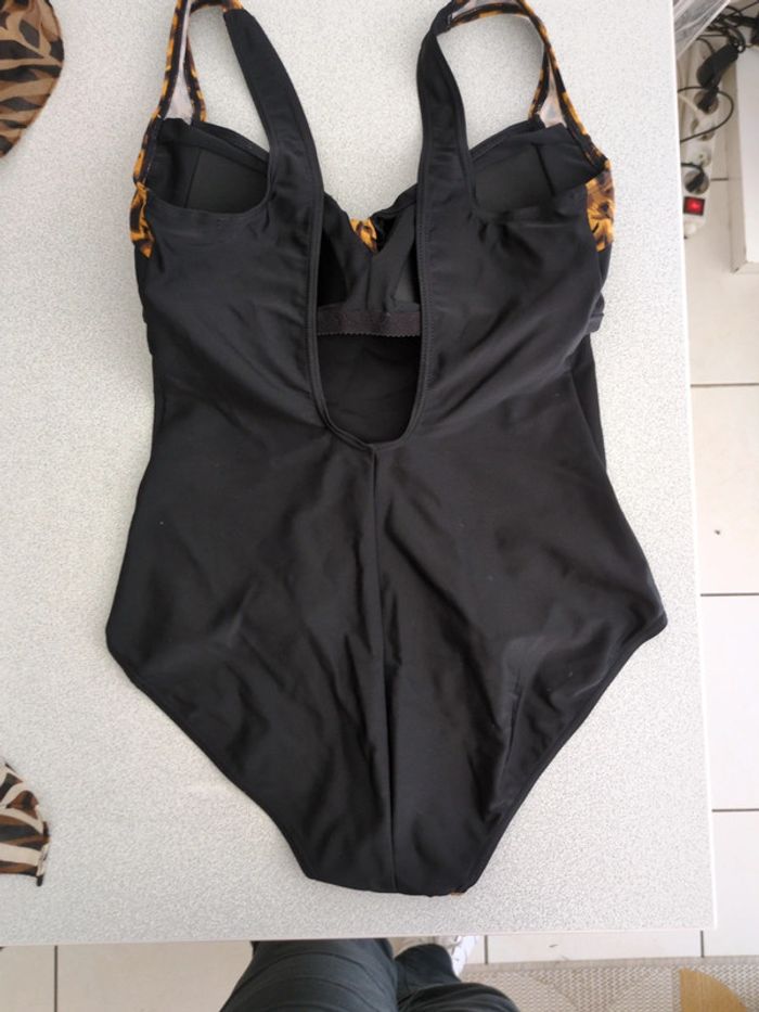Maillot 1 pièce noir léopard neuf 42 - photo numéro 6