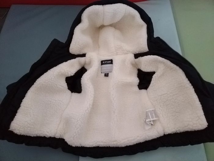 Manteau doublé polaire kiabi tbe 18 mois - photo numéro 4