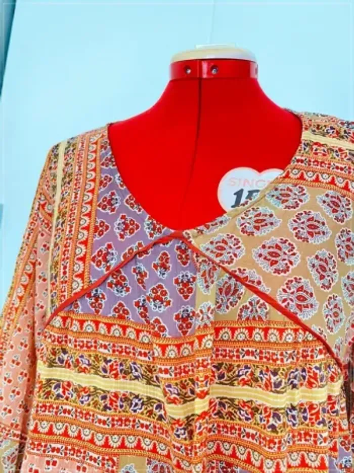 Robe bohème imprimé Cashmire Mango - photo numéro 2