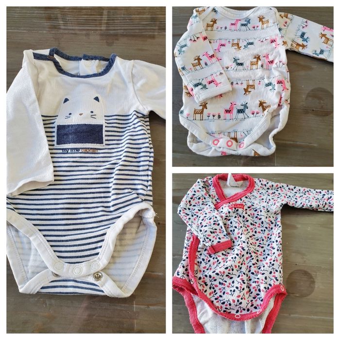 Lot 3 bodies 1 mois