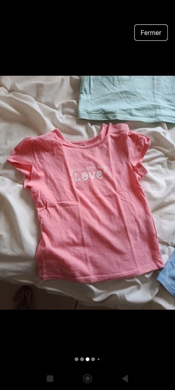 Lot de T shirts Kiabi 2 ans - photo numéro 3