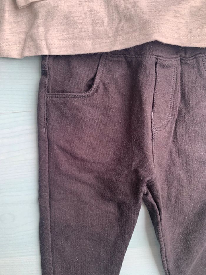 Ensemble pantalon t shirt fille nano nanette 6 mois - photo numéro 2