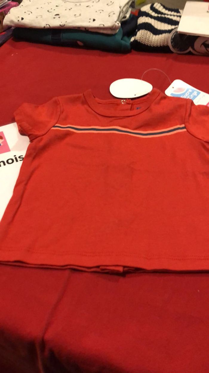 Teeshirt sucre d’orge 12 mois neuf mixte - photo numéro 4
