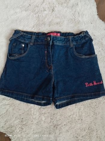 Short en jean Little Marcel taille 12 ans
