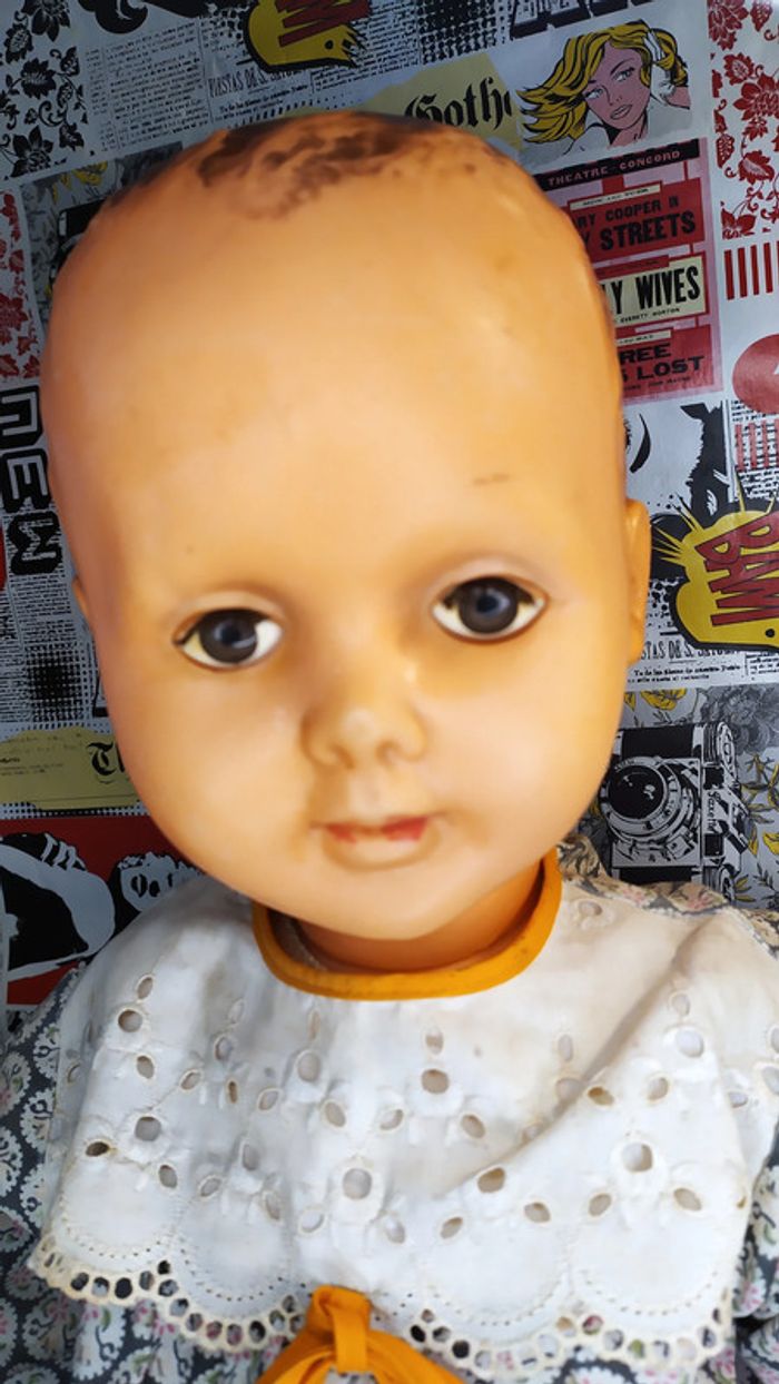 ancienne poupée a restaurer - photo numéro 2