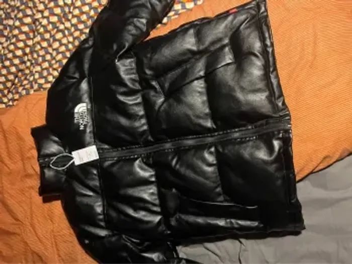 Blouson North Face&supreme officiel cuir souple édition limitée rare - photo numéro 4
