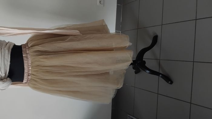 Jupe en Tulle Beige Élégante - Style Romantique - photo numéro 2