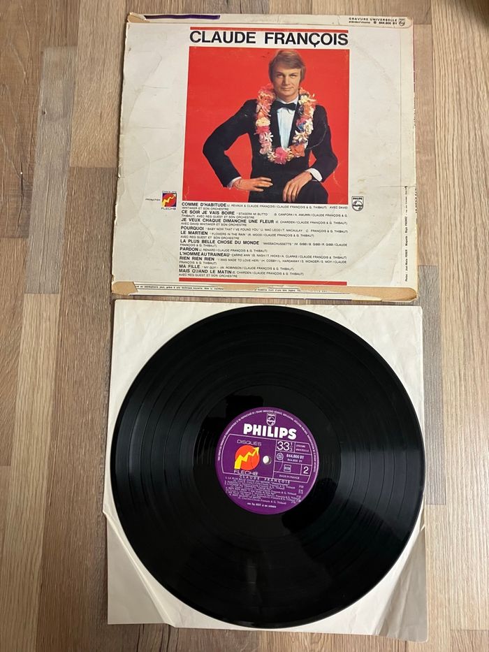 Vinyle 33 tours-Claude François - photo numéro 3