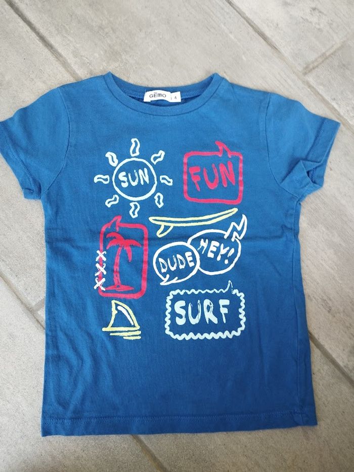 Lot n° 468 T-shirt manches courtes Gémo 3 ans - photo numéro 2