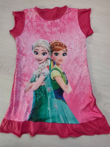 Chemise de nuit fille reine des neiges 8 ans 