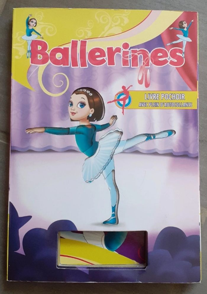 Livre pochoir danseuse etoile