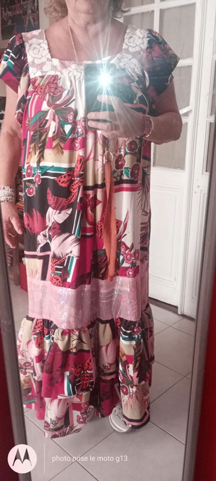 Robe longue grande taille style africain - photo numéro 10