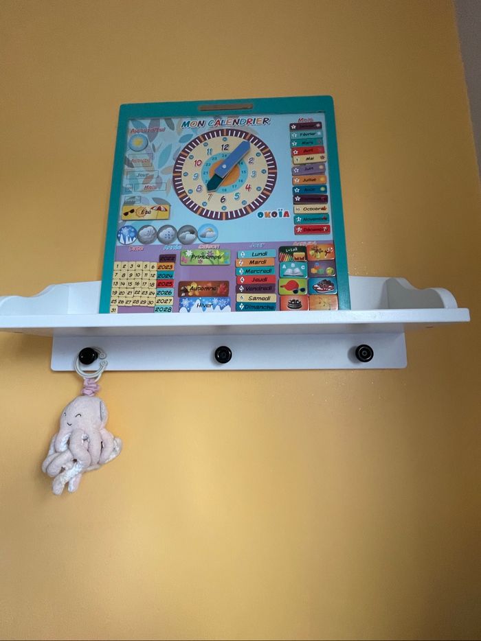 Étagère murale blanche pour chambre bébé ou enfant - photo numéro 5