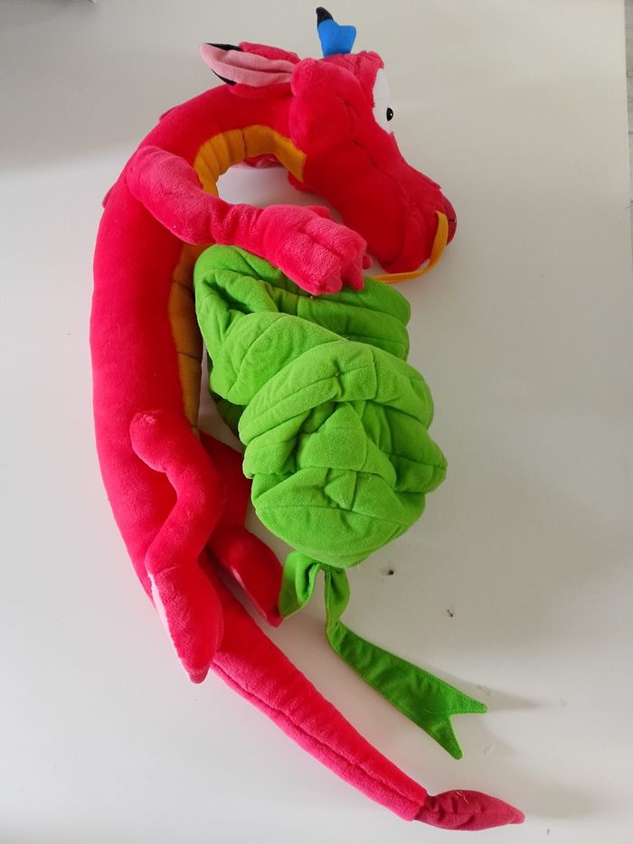 Peluche mushu de Mulan jemini  1 metre