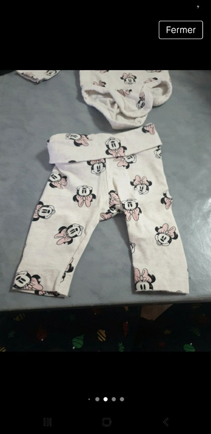 Ensemble Minnie 1 mois - photo numéro 5