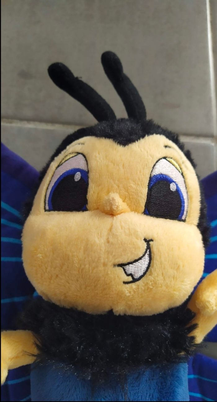 Lot de peluches insectes : abeille, coccinelle et papillon Unbeelievables - photo numéro 8