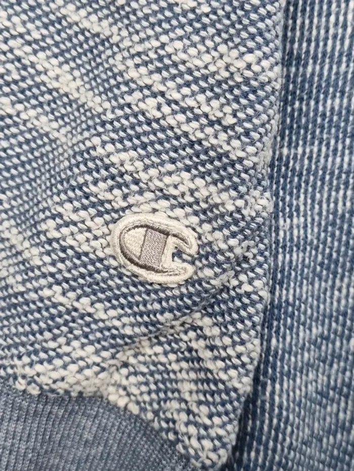 Sweat Champion bleu chiné – Taille L Femme - photo numéro 5