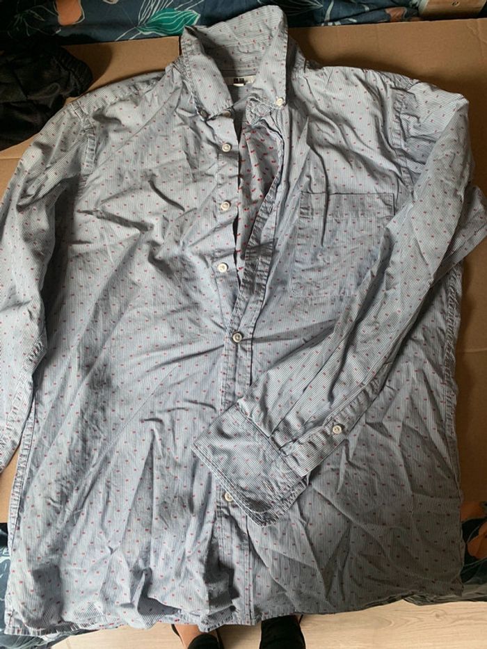 Chemise à pois