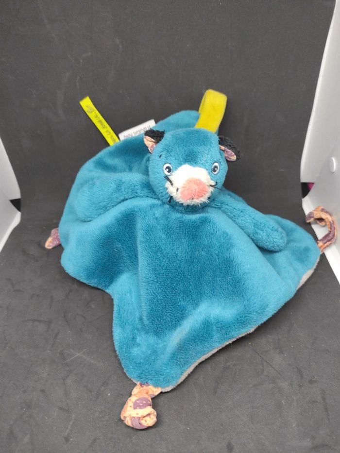 Moulin Roty Dans La Jungle Koala Panthère réversible doudou plat mouchoir  #geektradedoudou