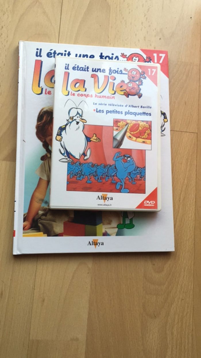 Livre+dvd il était une fois la vie les petites plaquettes n.17