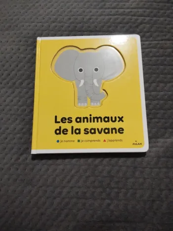 Livre les animaux de la savane