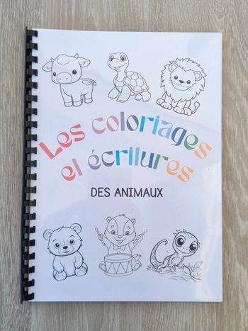 Livret A4 de coloriages et d'écritures
