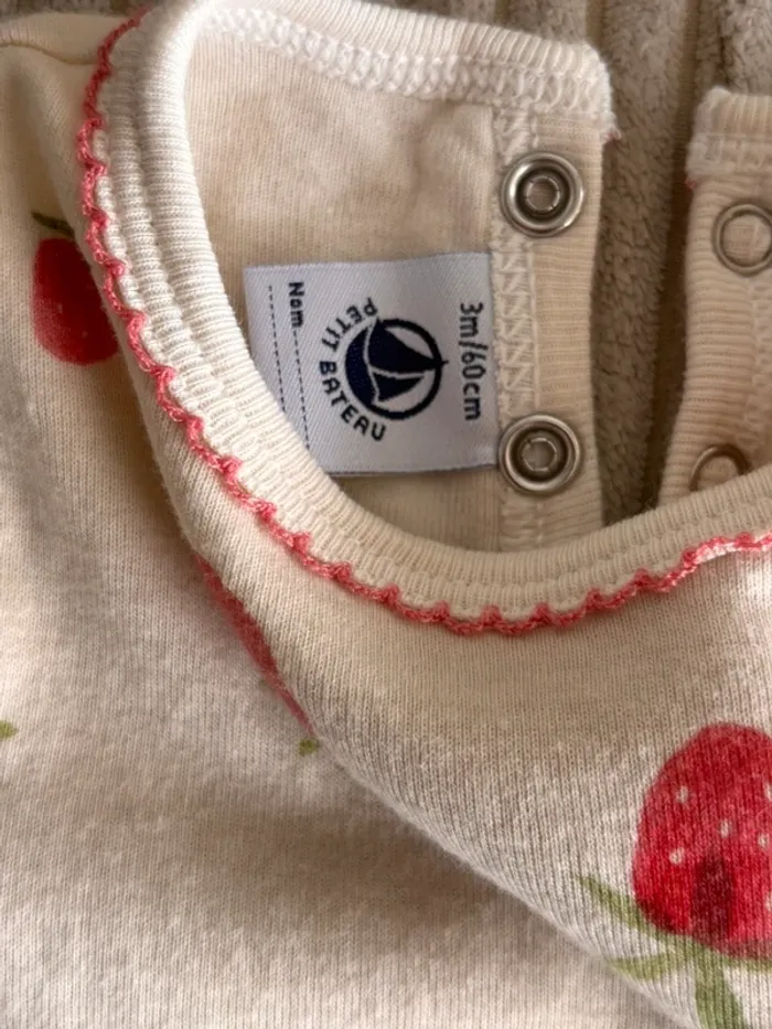 Robe body fraises petit bateau - photo numéro 3