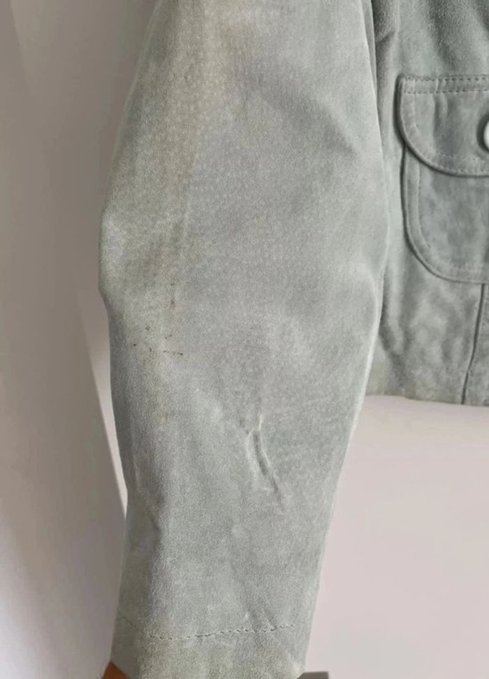 Veste de blazer bleu turquoise vintage Mim - photo numéro 2